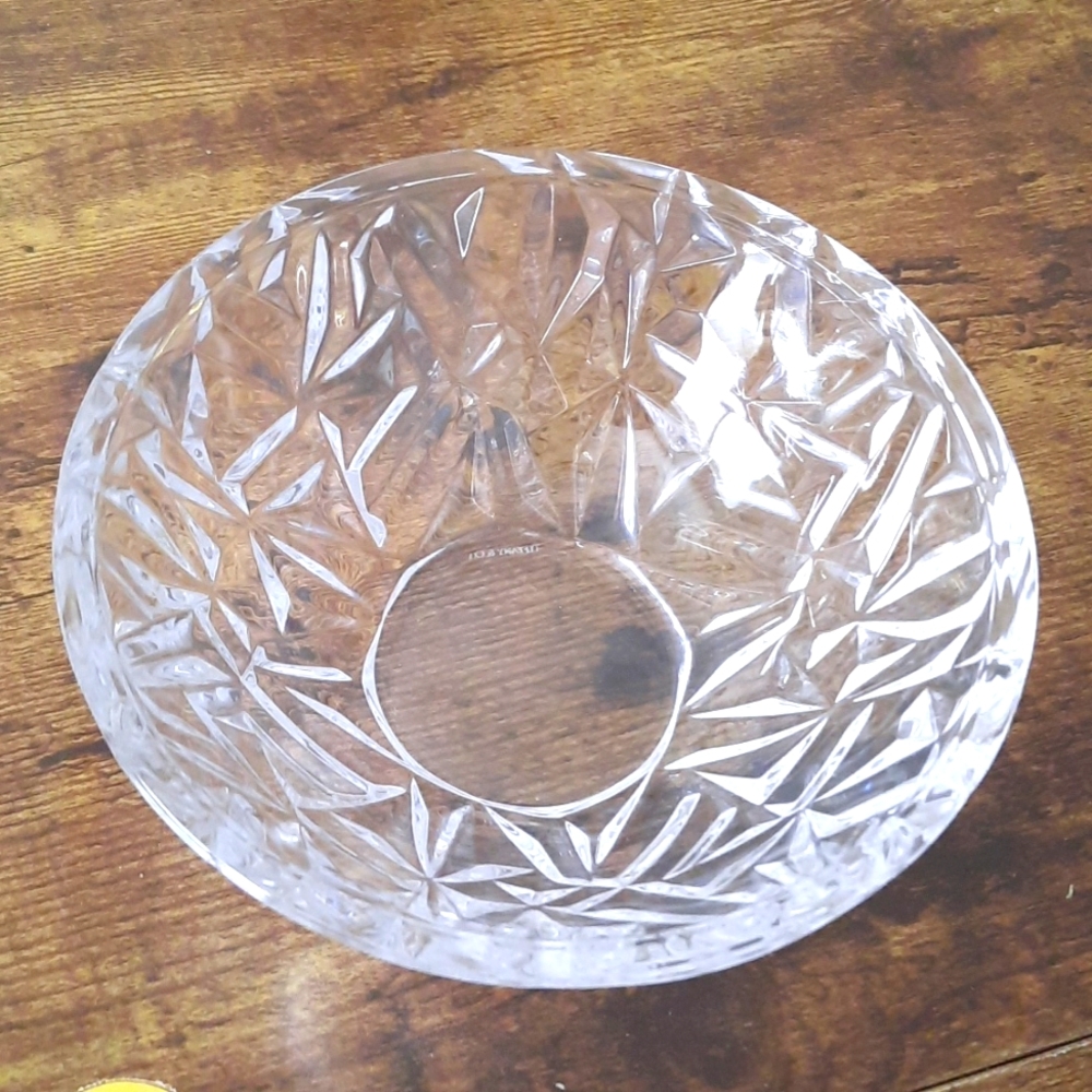 Tiffany Crystal Rock cut bowl